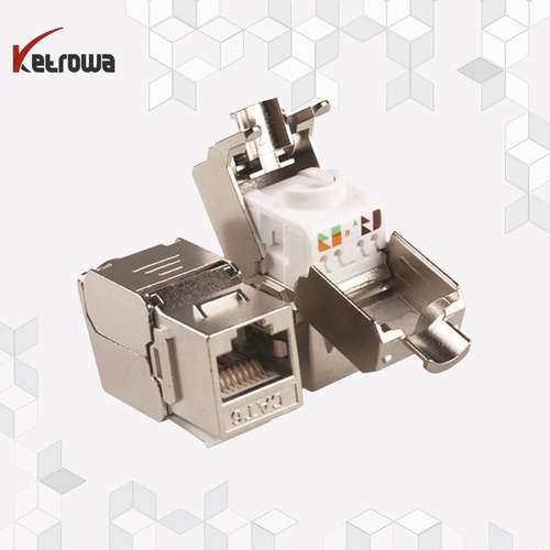 کیستون شبکه Cat6  شیلددار _ تجهیزات شبکه مسی