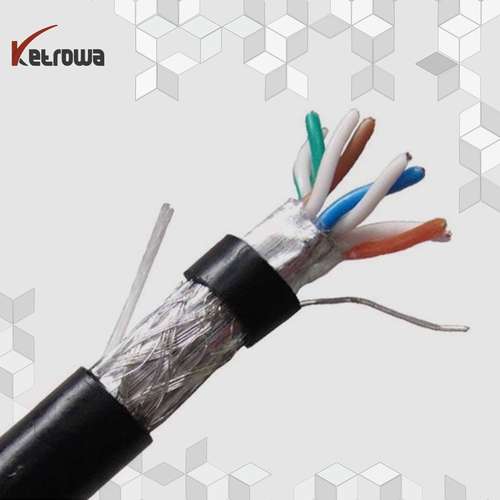کابل شبکه Cat6 SFTP Outdoor (پرمننت پاس واقعی) - روکش PE _ تجهیزات شبکه مسی