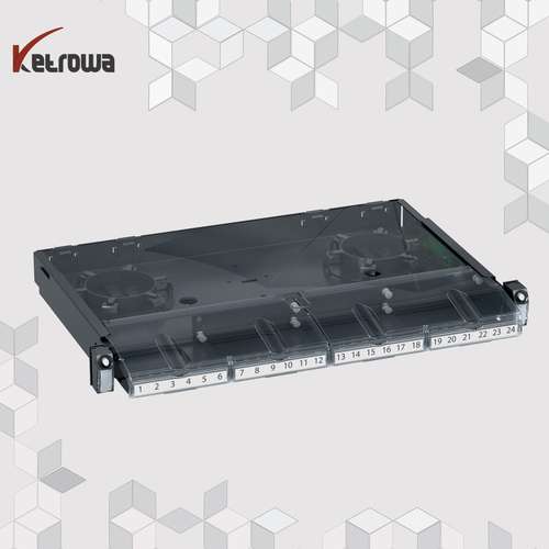 Evolution Universal Sliding Fibre Optic Panel 1U _ تجهیزات شبکه فیبر نوری