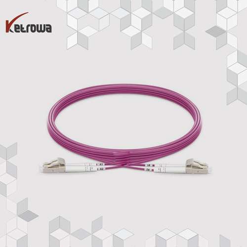 پچ کورد فیبرنوری مالتی مد LC-LC OM۴ 3m _ تجهیزات شبکه فیبر نوری