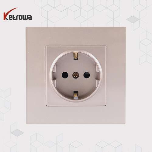 پریز ارت سرامیکی محافظ دار - مدل کریستال