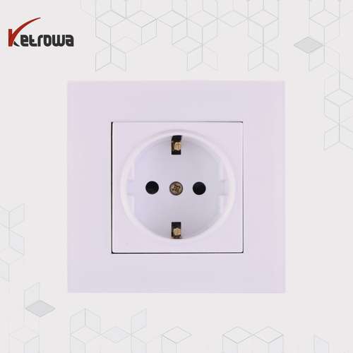 پریز ارت سرامیکی محافظ دار - مدل کریستال