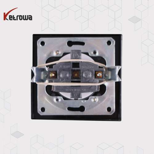 پریز ارت محافظ دار - مدل کریستال