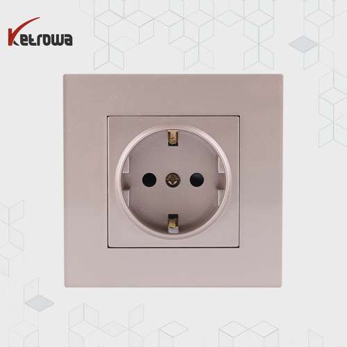 پریز برق محافظ دار - مدل کریستال