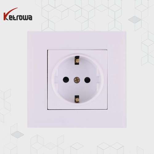 پریز برق محافظ دار - مدل کریستال