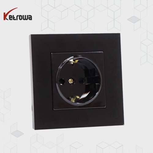 پریز برق محافظ دار - مدل کریستال