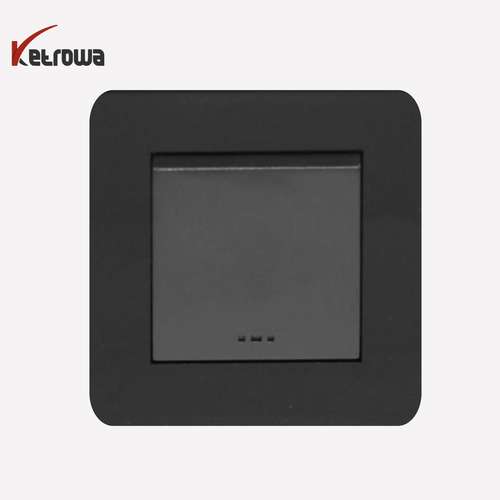 کلید مکانیکی 1 پل _ فریم شیشه مدل KNO