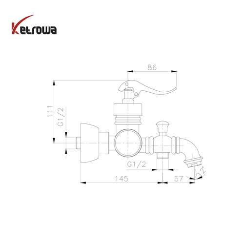 شیر حمام - بامبو