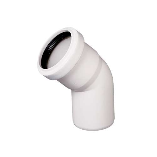 زانو 45 درجه (سفید)(سایلنت)