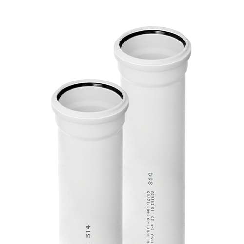 لوله دو سر سوکت (سفید) سری - سری لوله 20