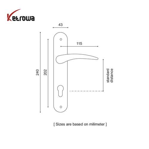 دستگیره پلاک کد K2000S