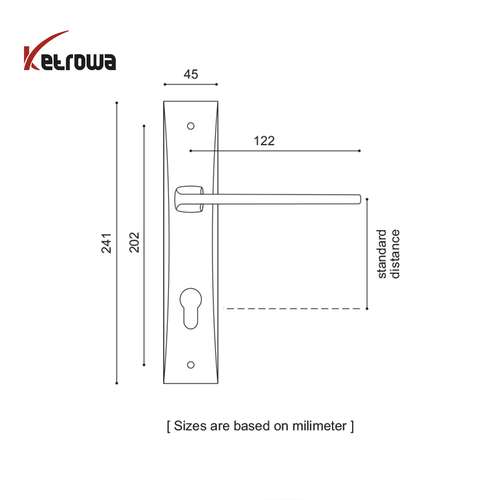 دستگیره پلاک کد K2200
