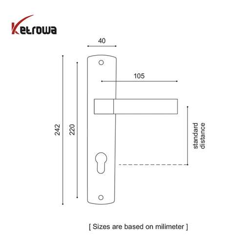 دستگیره پلاک کد K1300