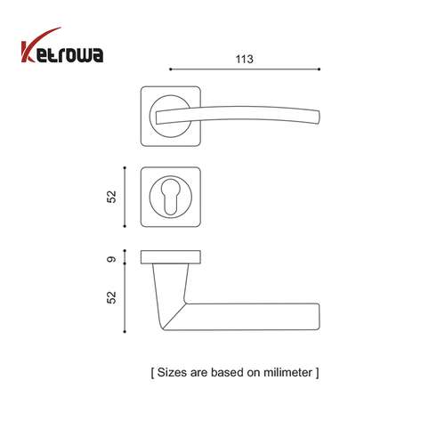 دستگیره رزت کد K1400R