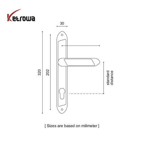 دستگیره پلاک کد K925