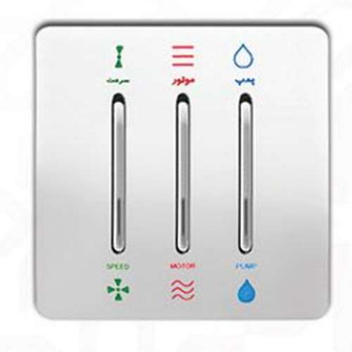 کلید کولر سه کانال کریستال - مدل KAE