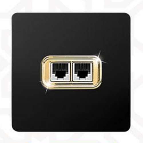 سوکت تلفن دوتایی کریستال - مدل KAE