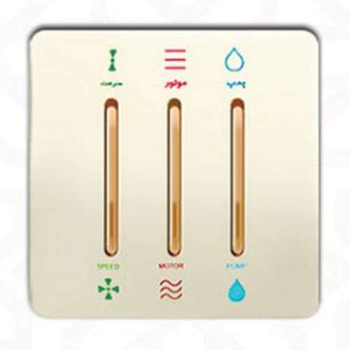 کلید کولر سه کانال کریستال - مدل KAE