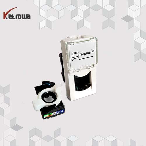 کیستون شبکه (French Style)Cat6-UTP  _ تجهیزات شبکه مسی