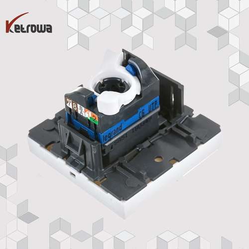 کیستون شبکه Cat6 UTP _ طرح لگراند - تجهیزات شبکه مسی