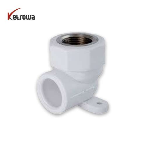 زانو دیواری بوشن برنجی زوج - اتصالات CPVC