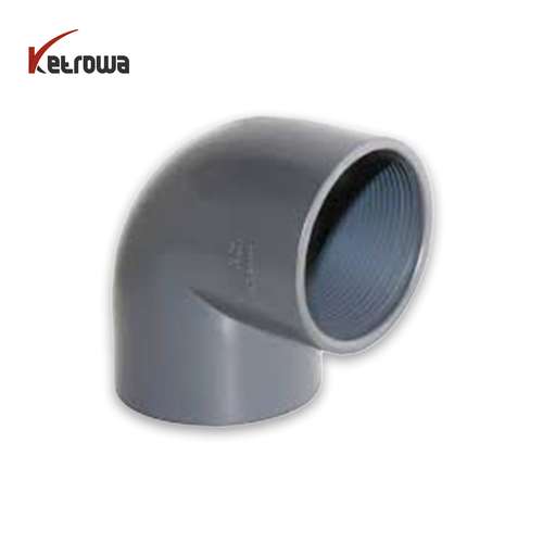 زانو یکسر دنده 90 درجه UPVC - اتصالات (درین)