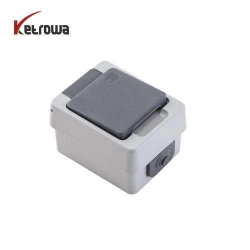 پریز بارانی (درب دار) - فریم شیشه مدل KNO