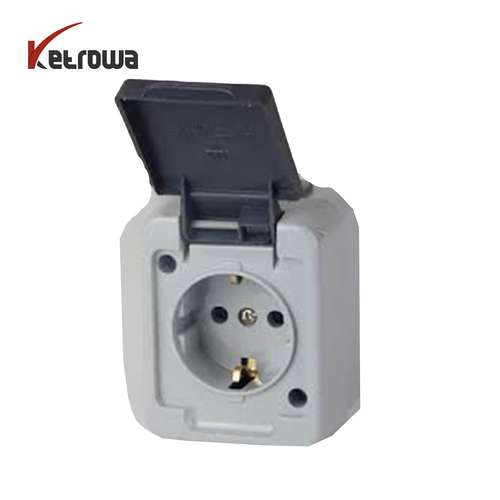 پریز بارانی (درب دار) - فریم PVC مدل KNO