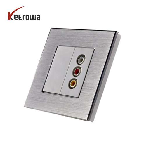 پریز صدا استریو -فریم آلومینیوم مدل KNO