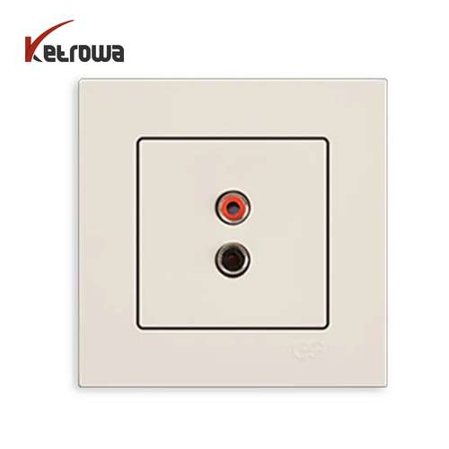 پریز صدا و تصویر - فریم PVC مدل KNO