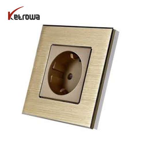 پریز تلفن - فریم آلومینیوم مدل KNO