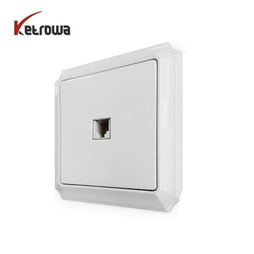 پریز تلفن - فریم PVC مدل KNO