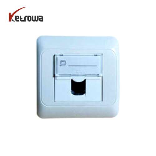 پریز شبکه cat5 - فریم PVC مدل KNO