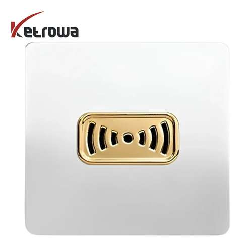 پریز ملودی (زنگ) - فریم آلومینیوم مدل KNO