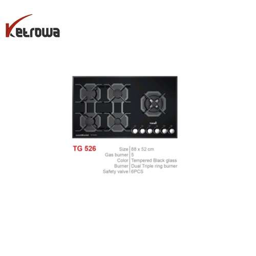اجاق گاز صفحه ای مدل TG526